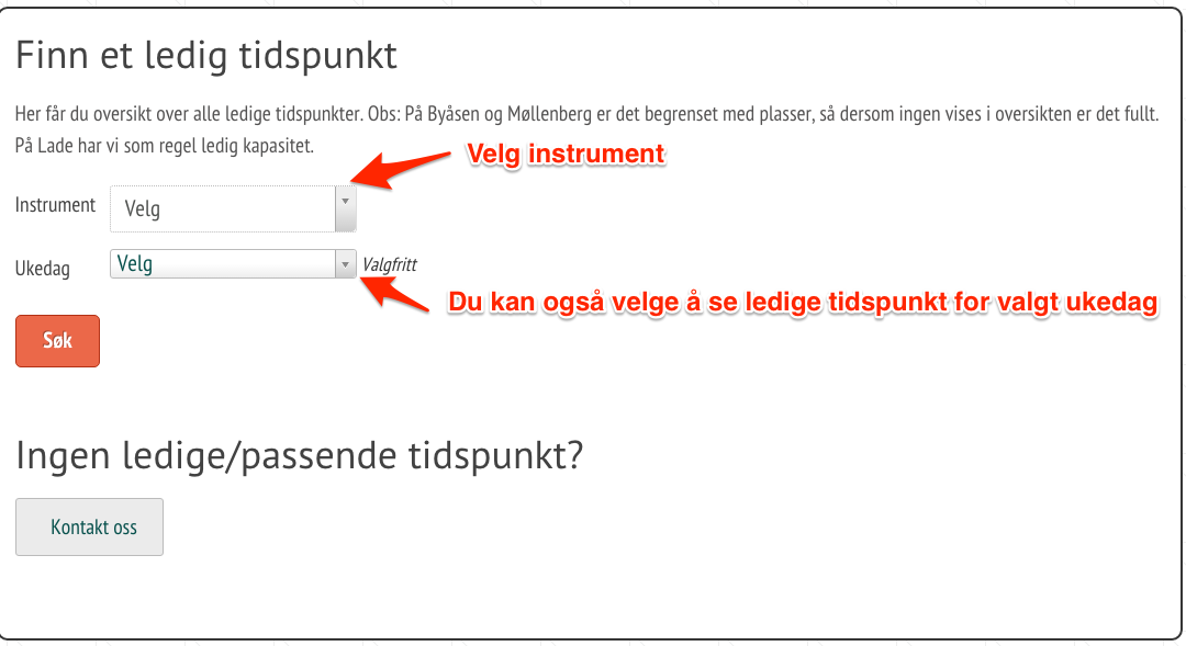 Vi har lansert nytt påmeldingssystem!